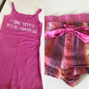 Victoria Secret Pink Pajama shorts and tank